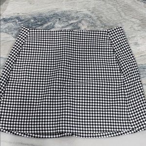Urban outfitters plaid mini skirt